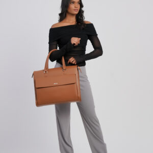 Urban Luxe Business Bag (Tan)